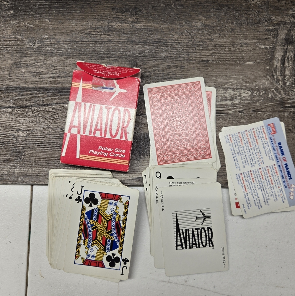 Aviator Poker 914 Playing Cards United States Playing Card Co.